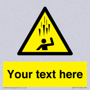 Custom Falling Ice sign